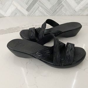 Crocs Black Molalla II Sandal